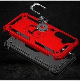 Resim PSR aksesuar Kırmızı Vega Kılıf-Kırmızı Galaxy S23 FE ile uyumlu 