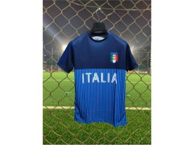 Resim Italya Cio Baba Mavi Yetişkin Özel Üretim Futbol Forması 