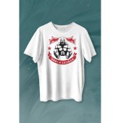 Resim Kendim Seçtim Brock Lesnar Logo Wwe Ufc Amerikan Güreşi Spor Baskılı Tişört T-Shirt 