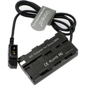 Resim Andoer D-tap - Np-f550 / F970 Dc5521 Sahte Pil Güç Kablosu Sony Atomos Ninja V Monitör 80 Cm 