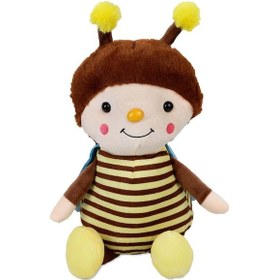 Resim Sevimli Arı Uğur Böceği Peluş 35 Cm Uyku Ve Oyun Arkadaşım - Sarı Çok Renkli 