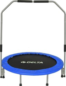 Resim Tutamaçlı 115 cm Mavi Trampolin (45 inç Trambolin) 