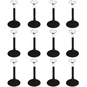 Resim GENİŞ BEL Aksiyon Figürü EKRAN STANDLARI 1/6 Aksiyon Figürü Bebek Plastik Tabanlı Plastik Metal Bebek Ekran Standı 