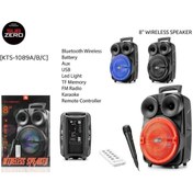 Resim Subzero Bluetooth Hoparlör Taşınabilir / Karaoke / Extra Bass / Led Işıklı / 8'inç Kts-1089 