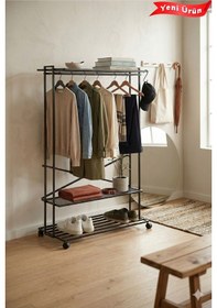 Resim Askılık Şemsiyelik Elbise Askısı Siyah 