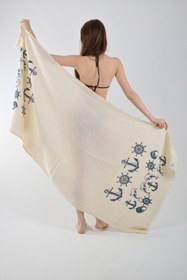 Resim Müslin Çapa Desenli Peştemal - 90x180 