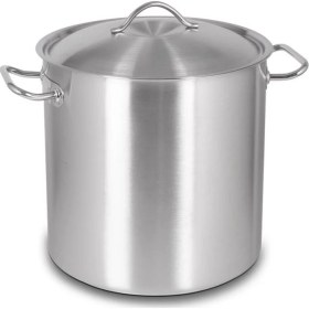 Resim Kayalar Paslanmaz Çelik Silindirik Tencere, 40 x 40 cm 49 Litre 