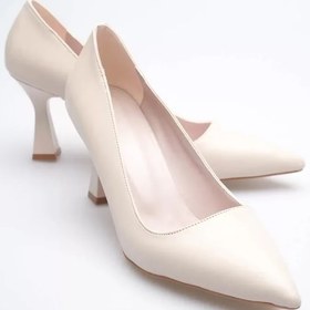 Resim Trendella Bej Topuklu Kadın Stiletto Tr20ms02c Siyah 