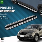 Resim S-Dizayn Renault Captur OEM Still Pro V2 Aluminyum Yan Basamak 173 Cm 2013-2020 
