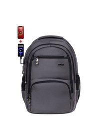 Resim Dada 04 Gri Laptop Sırt Çantası 14-15,6 İnç Usb Aparat Ortopedik Sırt Darbe Emici Koruma 