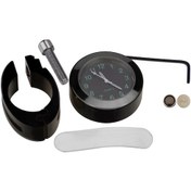 Resim Mufunye Motosiklet Bisiklet Elektrikli Araçlar İçin Cnc Alüminyum Kilitli Sap Kronometresi, Ip67 Su Geçirmez, Siyah - 22-25mm Uyumlu 