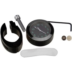 Resim Mufunye Motosiklet Bisiklet Elektrikli Araçlar İçin Cnc Alüminyum Kilitli Sap Kronometresi, Ip67 Su Geçirmez, Siyah - 22-25mm Uyumlu 