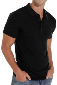 Resim youknitwear you Morocco Polo Yaka Erkek Triko T-shirt 