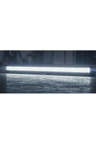 Resim KAPOTO 112cm 240W Off Road Dikdörtgen Led Bar Araç Üstü 4x4 Led Projektör Işık 