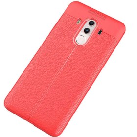 Resim ekılıf Huawei Mate 10 Pro - Kılıf Auto Focus Karbon Niss Silikon Kapak - Kırmızı 