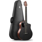 Resim Donner RISING-G1 Carbon Fiber Akustik Gitar (Dyed Brown ) 