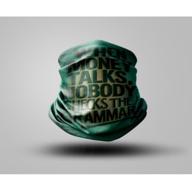 Resim Buffalo Yazı Tasarımlı Motorcu Buff Maske Outdoor Boyunluk Unisex Bandana 