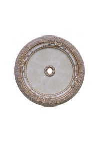 Resim 60x60 Oval Bronz Renk Saray Tavan Göbek 