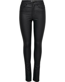 Resim Only Kadın Pantolon Onlanne K Mid Waist Coated Pnt Noos-22158 Siyah 