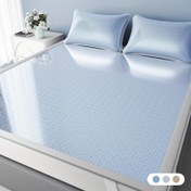 Resim 1 adet Yaz Soğutma Matı Minimalist Düz Renk - Çoklu Boyut, Kral/Kraliçe Yatakları için Mükemmel Uygunluk | Makine Yıkamalı, Katlanabilir ve Taşınabilir | Kamp, Seyahat, Ev, Ofis Kullanımı için İdeal | Karışık Renkler/Çizgiler, Yatak Soğutma Pedleri, Seyahat Yatak Takımı, Şık Yatak Aksesuarı, Dayanıklı Yatak Örtüsü 