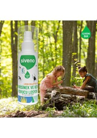 Resim Siveno Sivrisinek ve Kene Kovucu Sprey Losyon Bitkisel Tüm Vücut İçin Aile Boy 100 ml 