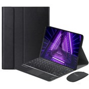 Resim Microcase Lenovo Tab M10 Tb-x306f Bluetooth Touchpad Klavye + Bluetooth Mouse + Standlı Kılıf - Bkk7 