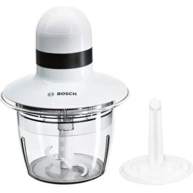 Resim Bosch MMR08A1-BOSCH Üniversal Doğrayıcı Beyaz Cam Hazneli 400 W Paslanmaz Çelik Bıçaklı 