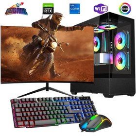 Resim i7 13700F 16GB DDR4 1TB m2 12GB RTX4070 24\ 100Hz Monitörlü Oyun Bilgisayarı 