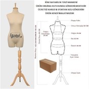 Resim Videolu Ürün-Pantolon Giyebilen 36 Beden Süngerli Terzi Mankeni 527200816 