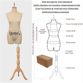 Resim Videolu Ürün-Pantolon Giyebilen 36 Beden Süngerli Terzi Mankeni 527200816 