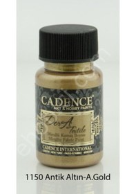Resim 1150 Antik Altın - Cadence Dora Metalik Kumaş Boyası 