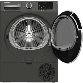Resim Grundig GPDH 9645 E Enerji Sınıfı 9kg Isı Pompalı Kurutma Makinesi Koyu Gri 