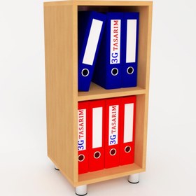 Resim 3G TASARIM Ofis Dolabı Evrak Dolabı Dosya Dolabı 3g-004-ad-kayın/35x35x80h 
