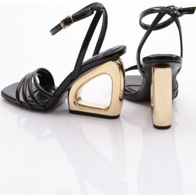 Resim Dgn 2437 Kadin Bilekten Bağlamali Topuklu Abiye Ayakkabi 2437-2219-R1534 