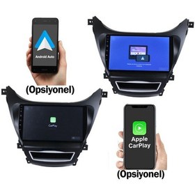 Resim Hyundai Elantra 2016 9 inç 10-256 GB PRO Android Carplay Multimedya 