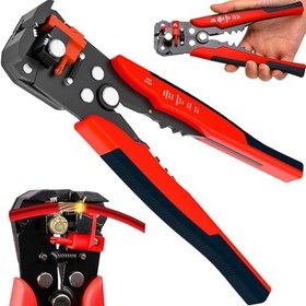 Resim AEE® 5’i 1 Arada Otomatik Kablo Soyucu, Kesici, Kıvırıcı ve Pabuç Sıkma Pensesi | Automatic Wire Stripper & Crimper - 0.2-6 mm² Ayarlanabilir Soyma Uzunluğu, Ergonomik Tutma Kolu 