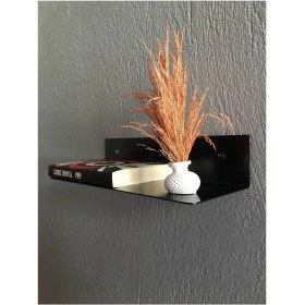 Resim Merzana 33 cm Metal Duvar Rafı Metal Mutfak Rafı 