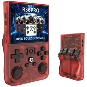 Resim R36PRO Retro Video Oyun Konsolu Linux Sistemi 3.5 Inç IPS Ekran 64 GB Taşınabilir El Konsolu 