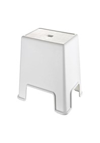 Resim Geseus Banyo Taburesi Büyük Boy Çok Amaçlı Tabure-129-Beyaz 
