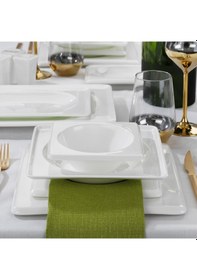 Resim Schafer Blanc Bone Yemek Takımı 60 Parça-beyaz 