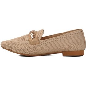 Resim Ayakmod 517046 Z Bej Kadın Taşlı Babet Bej 