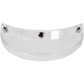 Resim Mufunye 3-kanca Tabanlı Güneş & Rüzgar Koruyucu, Uv Engelledi, Sis Ve Çizik Direnci, Açık Yüz Kaskları İçin, Şeffaf Renk Transparent 