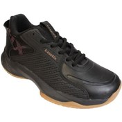 Resim Kinetix Erkek Siyah Cilt Kauçuk Kaymaz Taban Bağcıklı Basketbol Ayakkabısı 