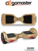 Resim GoMaster Golden 6.5 Inch Işıklı Akıllı Dengeli Elektrikli Kaykay Hoverboard Deri Taşıma Çantalı GoMaster