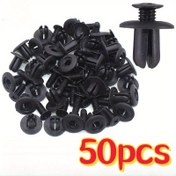 Resim 100/50 adet Otomotiv 8mm Genişletme Vidası, Plastik Malzeme ile Üretilmiştir. Tavan Koruması Klipsi, Çamurluk Klipsi ve Bagaj Klipsi dahil, Evrensel Bağlantı Klipsleri. Evrensel Araç Modelleri için Uygun 