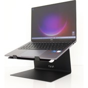 Resim Laptop Standı - Laptop Yükseltici - Altlık - Siyah - Metal - SLS1SY 