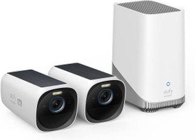 Resim eufy security S330 eufyCam 3 - Güneş Enerjili Dış Mekan 2 Kamera Kiti 