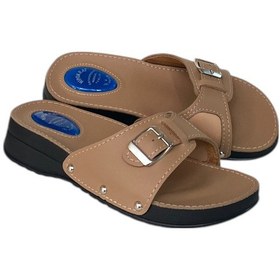 Resim Hp400 Ortopedik Halluks Ve Topuk Dikeni Terliği Kemik Çıkıntısı Günlük Kadın Terlik Kum 