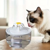 Resim Çiçek Tasarımlı Büyük Kapasiteli Şeffaf Evcil Hayvan Su Çeşmesi, Sessiz Dolaşım Sistemi, USB ile Çalışır, Kediler ve Köpekler için Güvenli, Evcil Hayvan Sahipleri için İdeal Hediye, İç Mekan Evcil Hayvan Hidrasyonu | Şeffaf Evcil Hayvan Aksesuarı | Dikişsiz Evcil Hayvan Ögesi, Kediler için Su Çeşmesi 