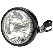 Resim Prestigegoods 7 Motosiklet Led Far Halkası, Direksiyon Fonksiyonu, 35-43mm Montaj, Ipx66 Su Geçirmez 